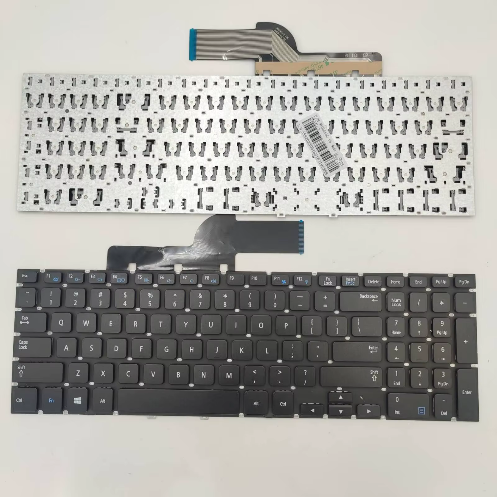 Teclado de ordenador portátil con diseño estadounidense para Samsung 355E5C NP355E5C 350V5C NP350V5C 355V5C NP355V5C
