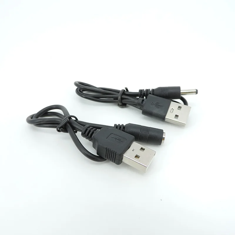 Enchufe macho USB A 2,0 a conector de alimentación CC de 1,35x3,5mm Cable macho hembra Cable de carga de extensión de alimentación CC A7 - imagen 3