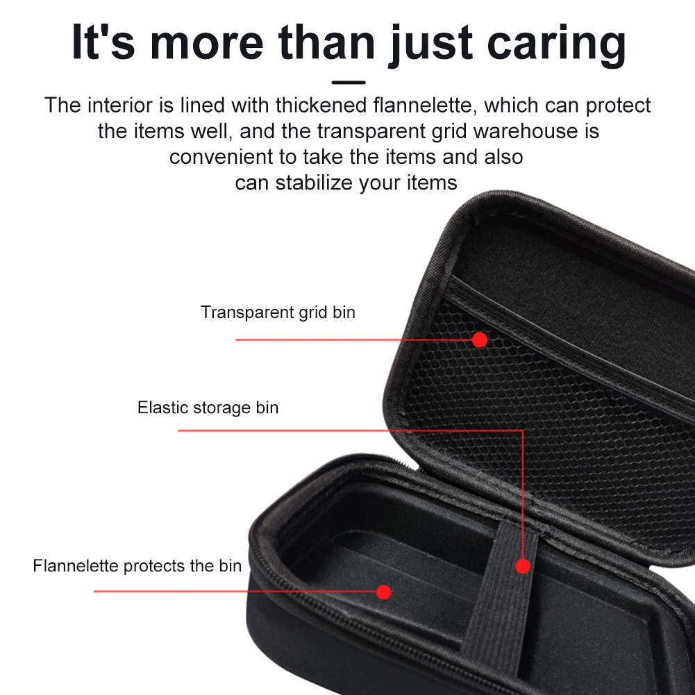 Para ANBERNIC RG406V funda para consola de juegos portátil bolsa de almacenamiento de viaje a prueba de golpes con bolsa de malla Estuche protector de viaje - imagen 5