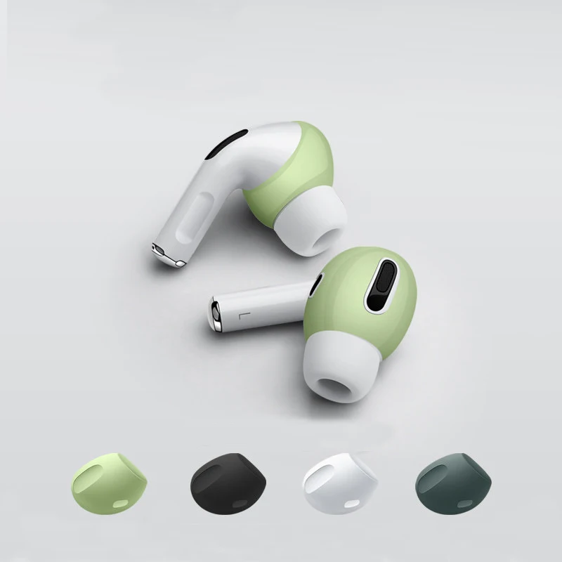 Funda de cojines para Airpods Pro, almohadillas para los oídos, almohadillas para los oídos, funda inalámbrica de silicona con Bluetooth para auriculares de Iphone Trig Rain