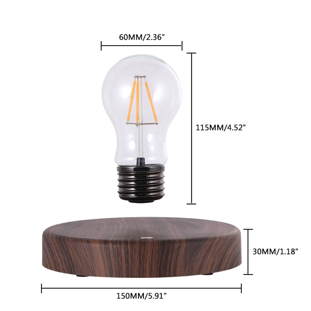 Lámpara LED Flotante con Levitación Magnética 360° - imagen 5