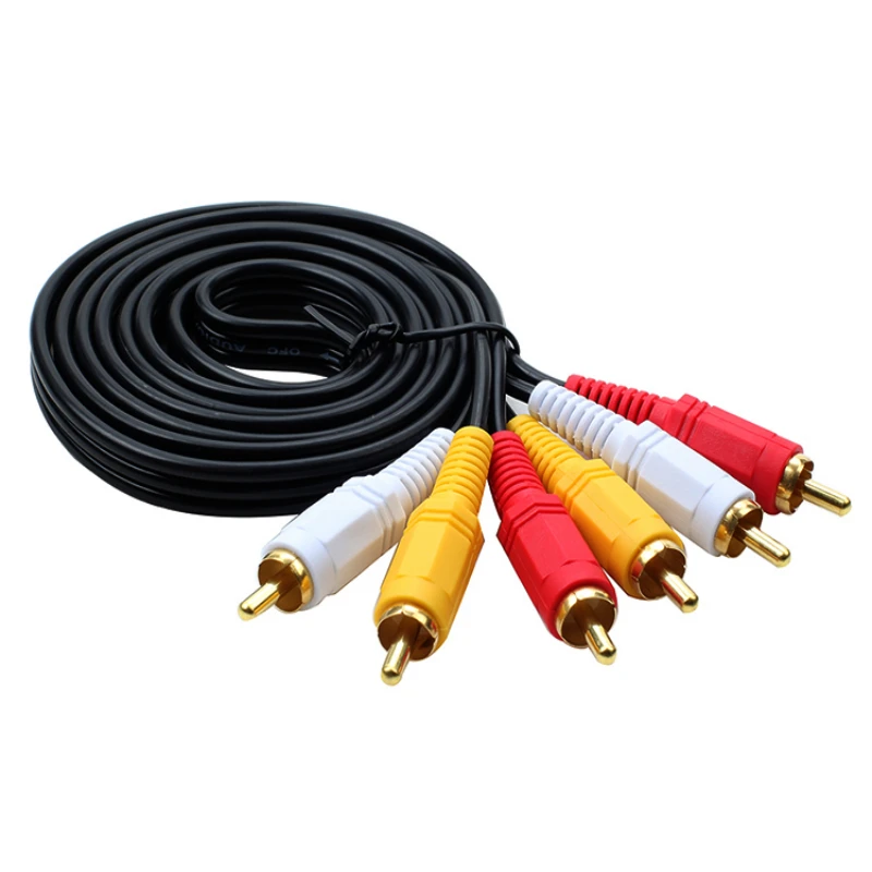 Cable AV de Audio y vídeo compuesto de 3 RCA a 3 RCA, enchufe macho a macho, conectar TV, cámaras DVD, gran oferta, 20m - imagen 3