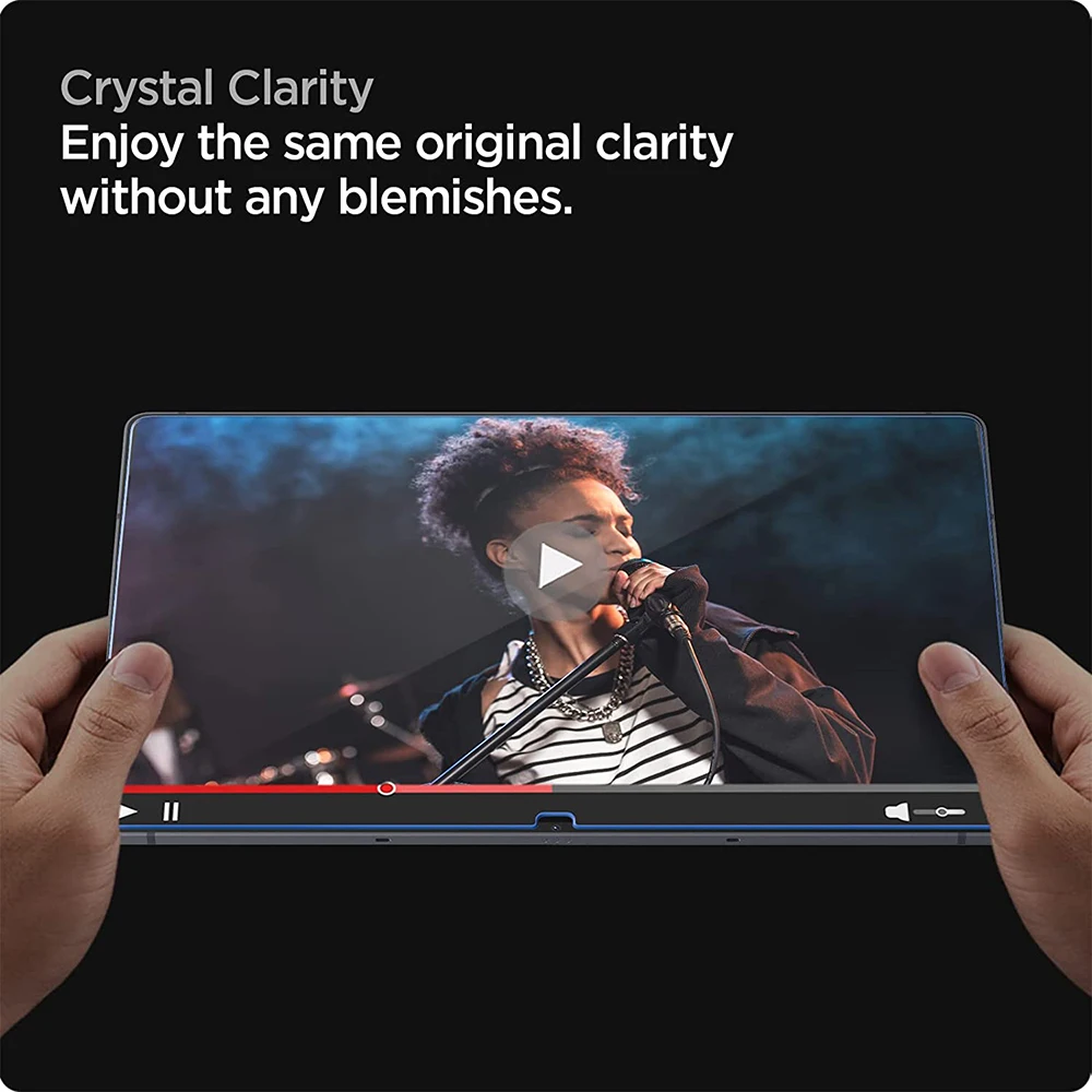 Protector de pantalla de vidrio templado a prueba de arañazos para Samsung Galaxy Tab S8 Ultra 14,6, LTE, Wifi Tab S8 Plus, S7 FE, 12,4 pulgadas, 2 uds. - imagen 5