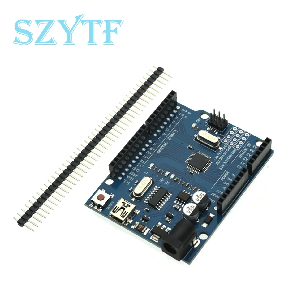 Placa de desarrollo R3 WeMos WiFi R3 ATMEGA328P Chip CH340G para UNO R3 Arduino Placa de desarrollo WeMos ESP8266 - imagen 2