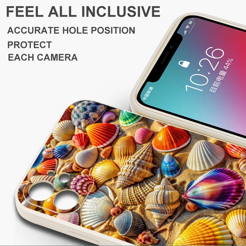 Funda suave para teléfono Apple iPhone XR 17 Air 7 8 16 14 15 Plus XS 11 12 13 Pro Max 16e Marinc Life cangrejos langostas - imagen 4