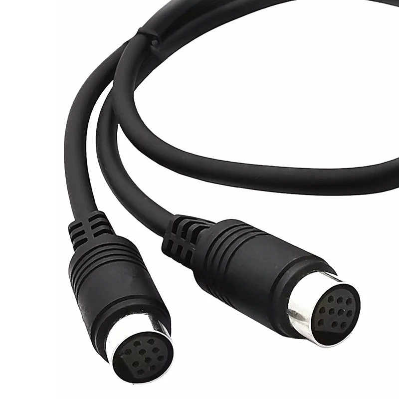 S-video Mini DIN 10Pin Y macho a 2 adaptador hembra, Cable de entrada de Audio para TV, Monitor, proyector, receptor de Audio Y Video, etc. - imagen 4