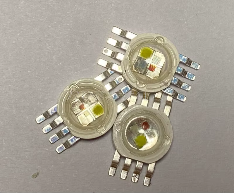 Chip Led RGBW 4 en 1, lámpara de fuente de luz para escenario, luz Par de cabeza móvil, 10w, lote de 10 unidades - imagen 4