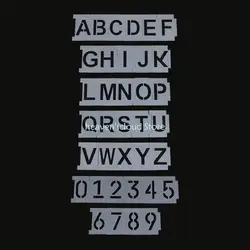 Y88b Plantillas Reutilizables de Letras y Números