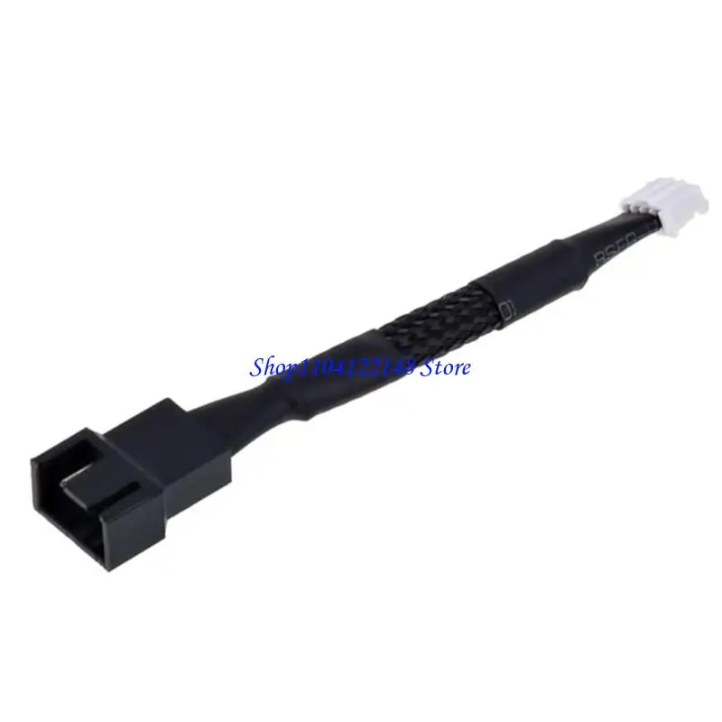 Adaptador cable ventilador P9FA 15 pequeño 4pinl a 3pin 4pin para fácil conexión para computadora Uso 5.9 - imagen 3