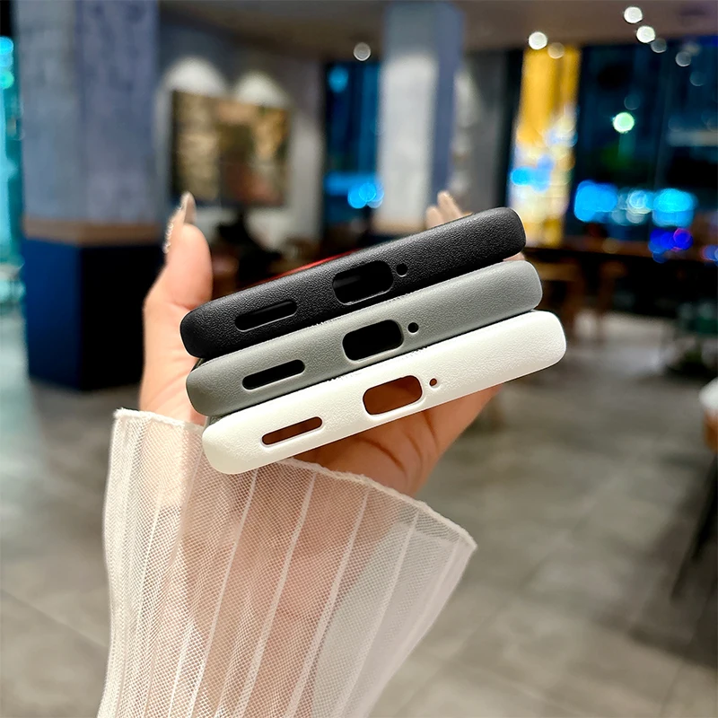 Para OnePlus 13 13R funda de lujo de cuero PU funda protectora trasera de moda para OnePlus 13T One Plus 13 13S carcasa de teléfono - imagen 5