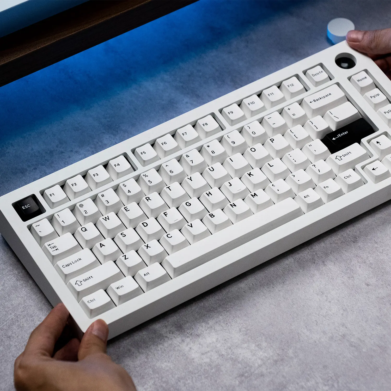 Akko MonsGeek-Teclado mecánico M1 V5, desmontaje rápido, montaje de junta 75%, RGB, 5 pines, intercambiable en caliente, teclado personalizado de aluminio - imagen 4