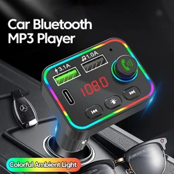Transmisor FM Bluetooth para coche con MP3 y pantalla LED manos libres