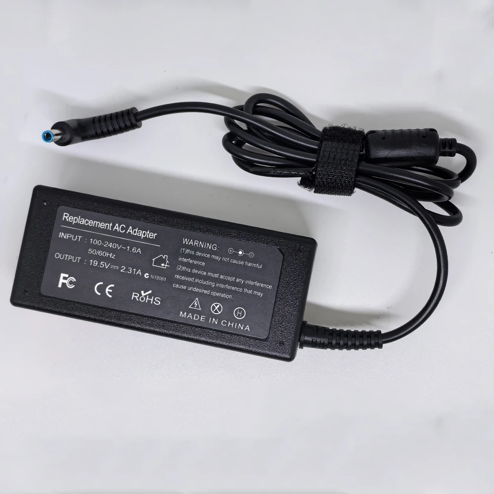 Adaptador del cargador del ordenador portátil Adapte19.5V 2.31A 45W 4.5*3.0m m para HP Stream X360 13 14 Pavilion 854054 -001 741727 -001 740015 -001 - imagen 2