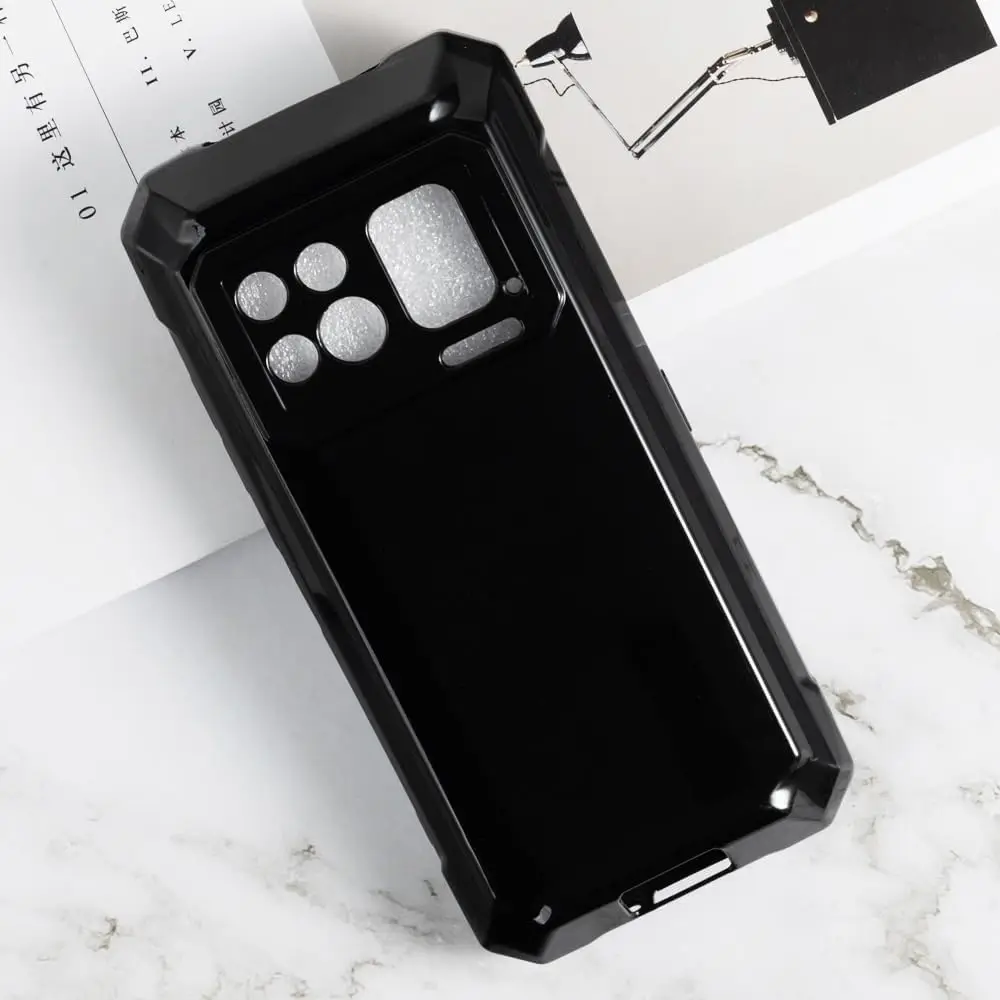 Funda para Doogee S200 Max, funda trasera de protección de cámara de TPU suave y brillante para Doogee S200Max