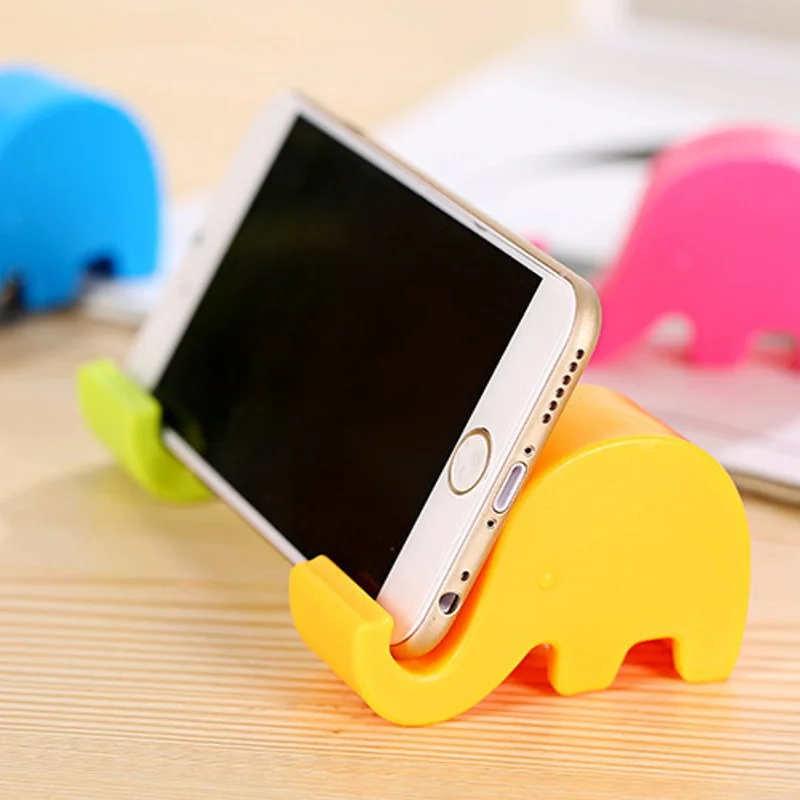 Soporte Universal de escritorio para teléfono móvil, soporte bonito de elefante para Samsung, iPhone 12, tableta