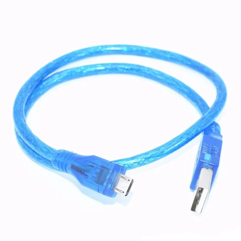 Cable USB/Mini USB/Micro USB tipo A de alta calidad para Uno r3/Nano/MEGA/Leonardo/Pro micro/DUE Blue - imagen 4