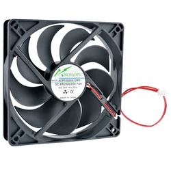 Ventilador refrigeración alta velocidad DC12V para fuente alimentación