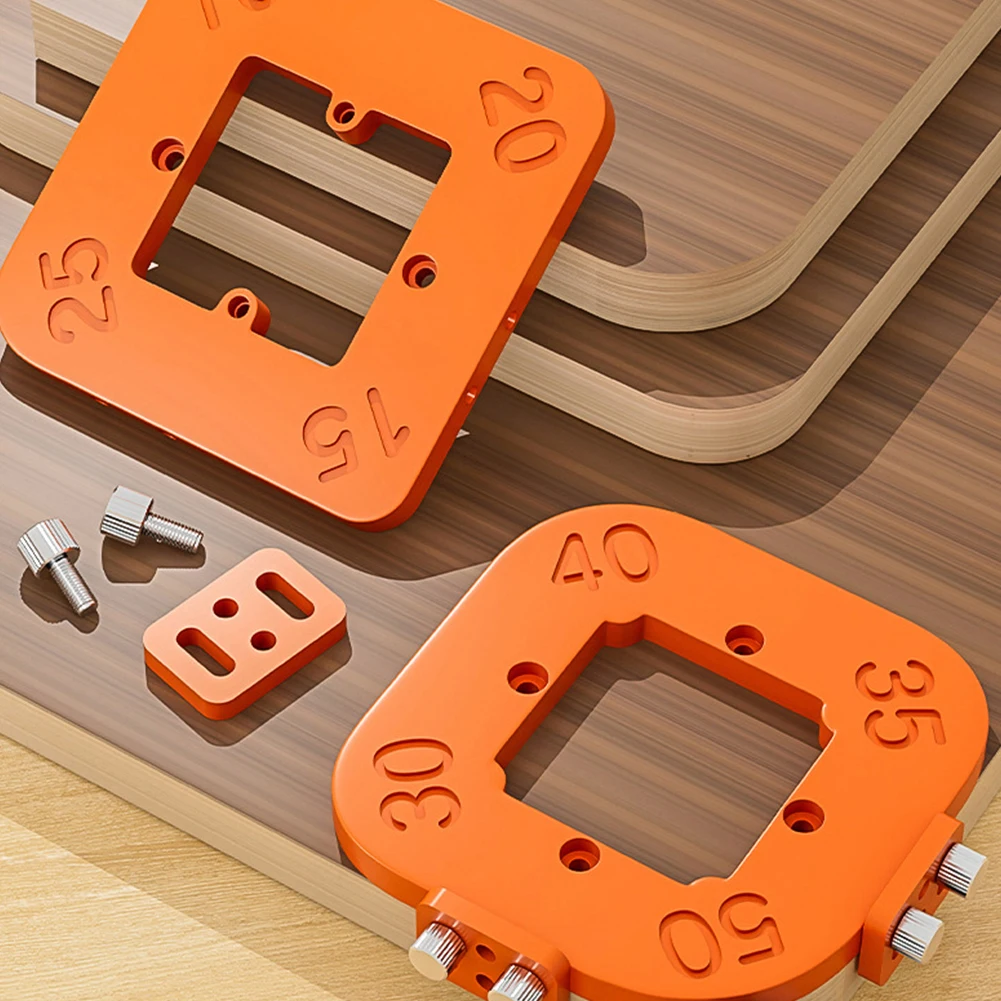 Plantillas de radio de esquina para enrutador de carpintería, plantilla de R10-R25/R30-R50, herramienta manual de radio Circular de fresado de esquina curvada - imagen 3