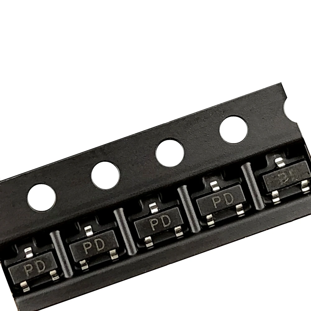 (100 uds) BSS84 SOT-23 SMD Transistor de efecto de campo MOS-FET BSS84LT1G SOT23 (marcado PD) - imagen 3
