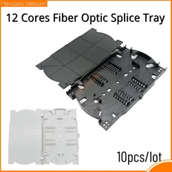 Bandeja Empalme FTTH 12 núcleos Fibra Óptica