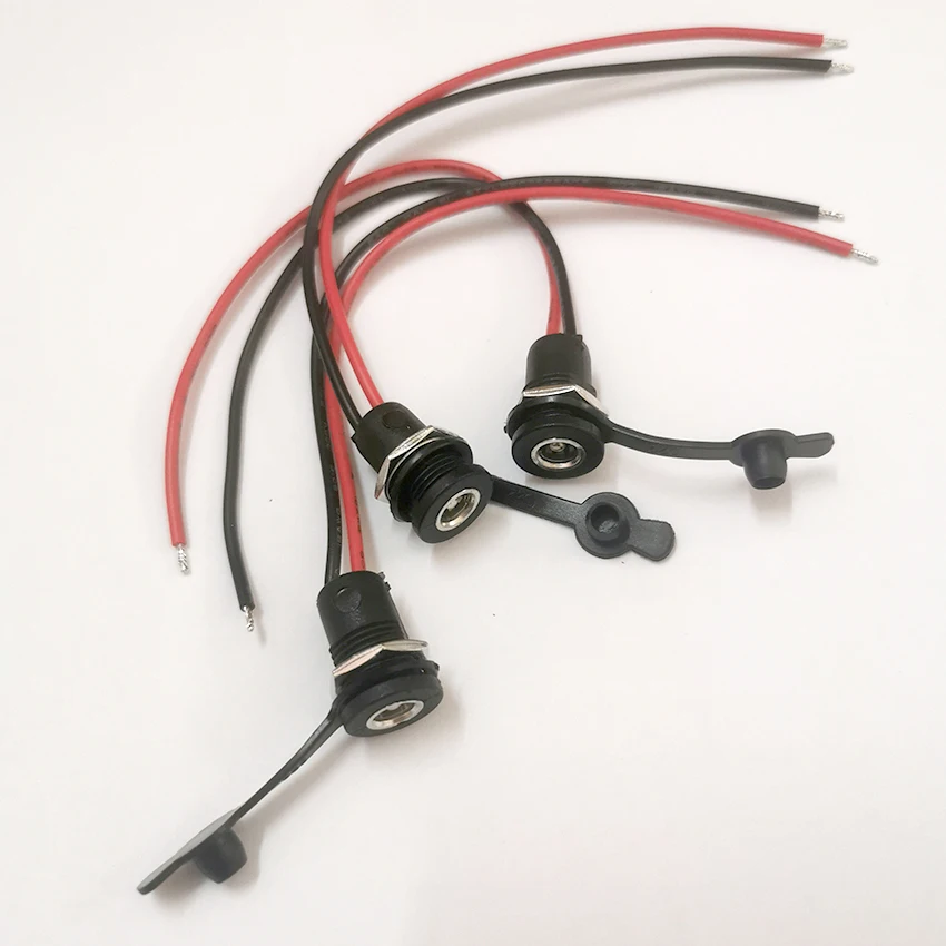 Cable de enchufe de puerto de carga para patinete eléctrico, cable para padres con enchufe de CC de carga de 5A de alta corriente de aviación, 5,5x2,5mm - imagen 3