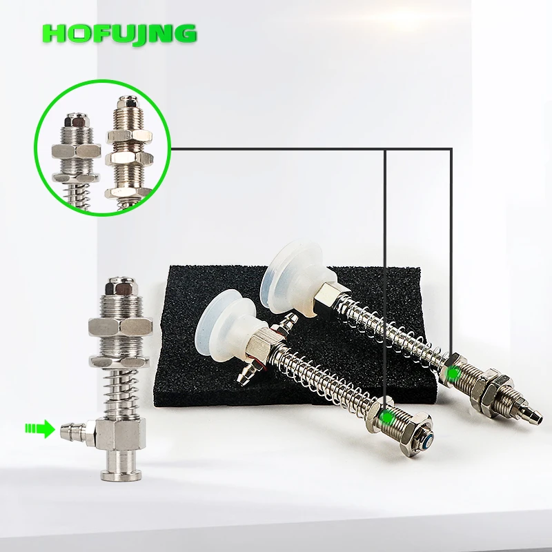 Base de ventosa al vacío, accesorios manipuladores de ventosa, base de tornillo de cabeza grande Tianxing, M10/12-L - imagen 4