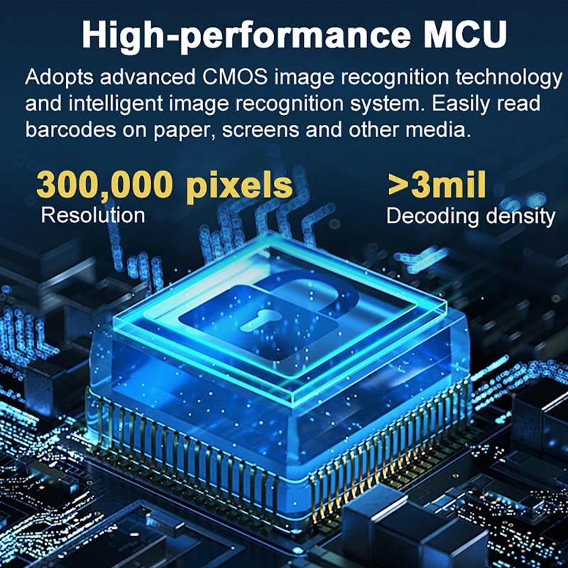 Escáner de código de barras 2D USB de escritorio omnidireccional 1D 2D QR Code matriz de datos PDF417 lector de código de barras portátil para tienda supermercado - imagen 4