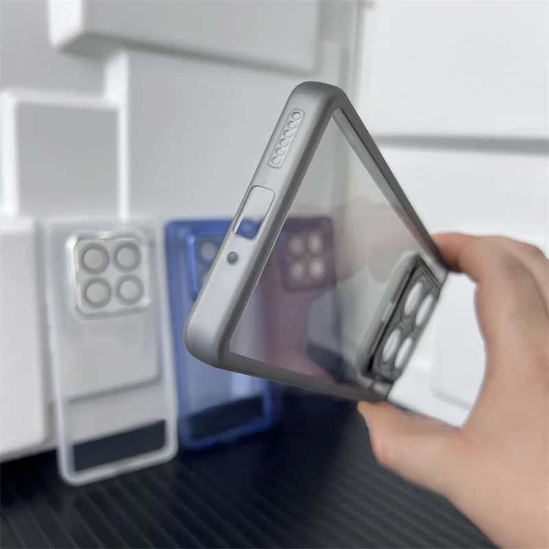 Funda de silicona suave para Xiaomi Redmi Note 14 Pro, carcasa trasera protectora con lente transparente para Redmi Note 14 Pro Plus - imagen 5