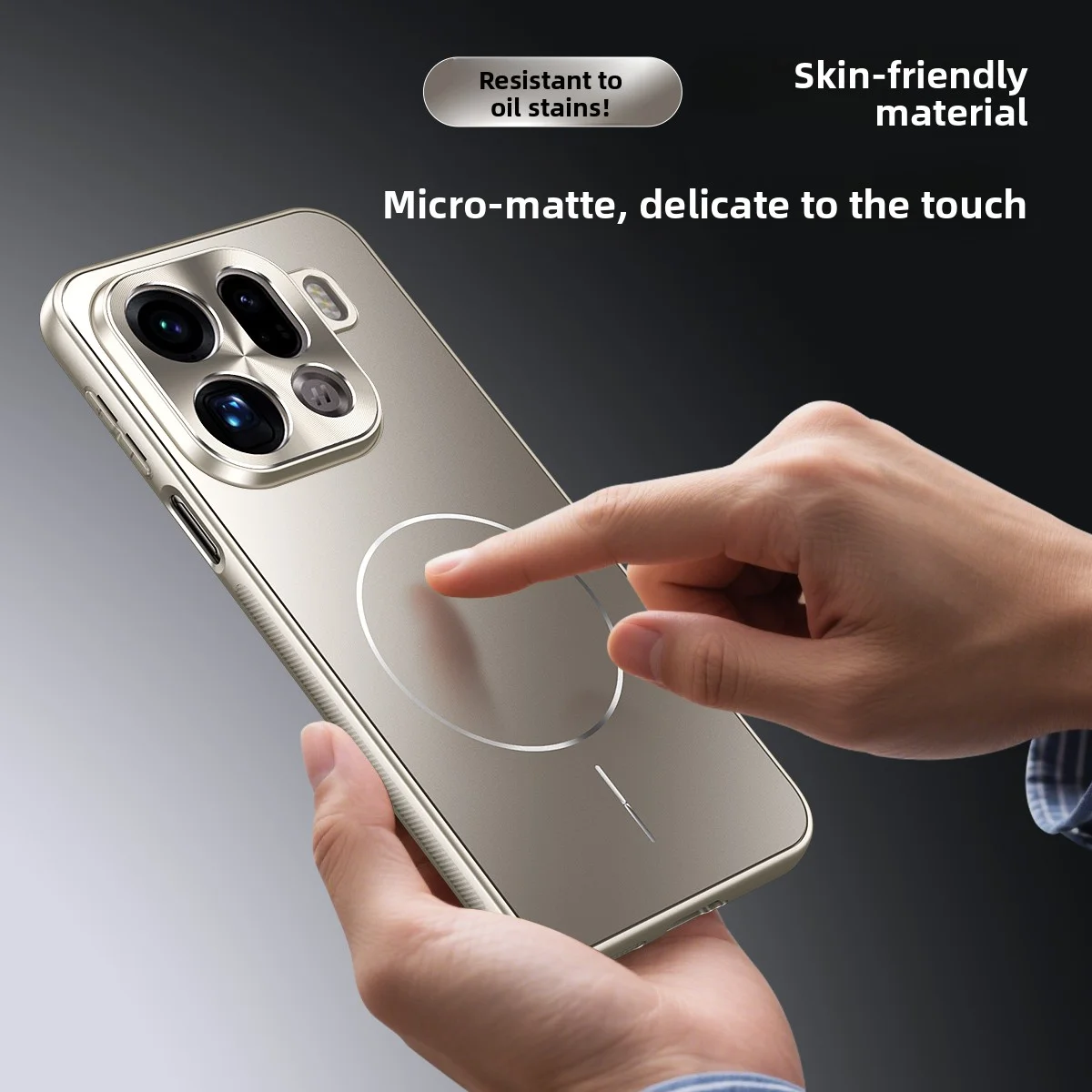 For OPPO Find X9 Pro Case Hard Matte Magsafe wireless charging Protective Back Cover For OPPO Find X9 X8 Pro X8Ultra Phone Shell - imagen 2