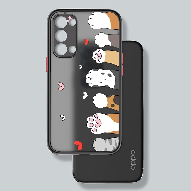 Funda translúcida esmerilada para OPPO X5, X3, A54S, A5, A94, A16, A53S, A57, A74, A72, A96, A98, A78, 5G - imagen 3