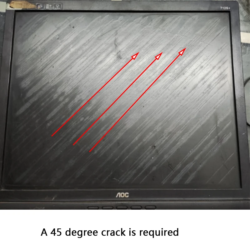 Nueva película polarizadora LED/LCD de 32 pulgadas y 45 grados para pantalla LCD LED IPS para TV de 32 pulgadas, 45 grados, 71x40,5 cm