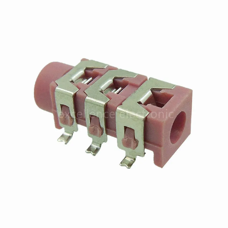 50 Uds PJ313D conector de Audio hembra de 3,5mm SMT conector de auriculares estéreo de 6 pines PJ-313D SMD 6P verde negro rojo - imagen 4