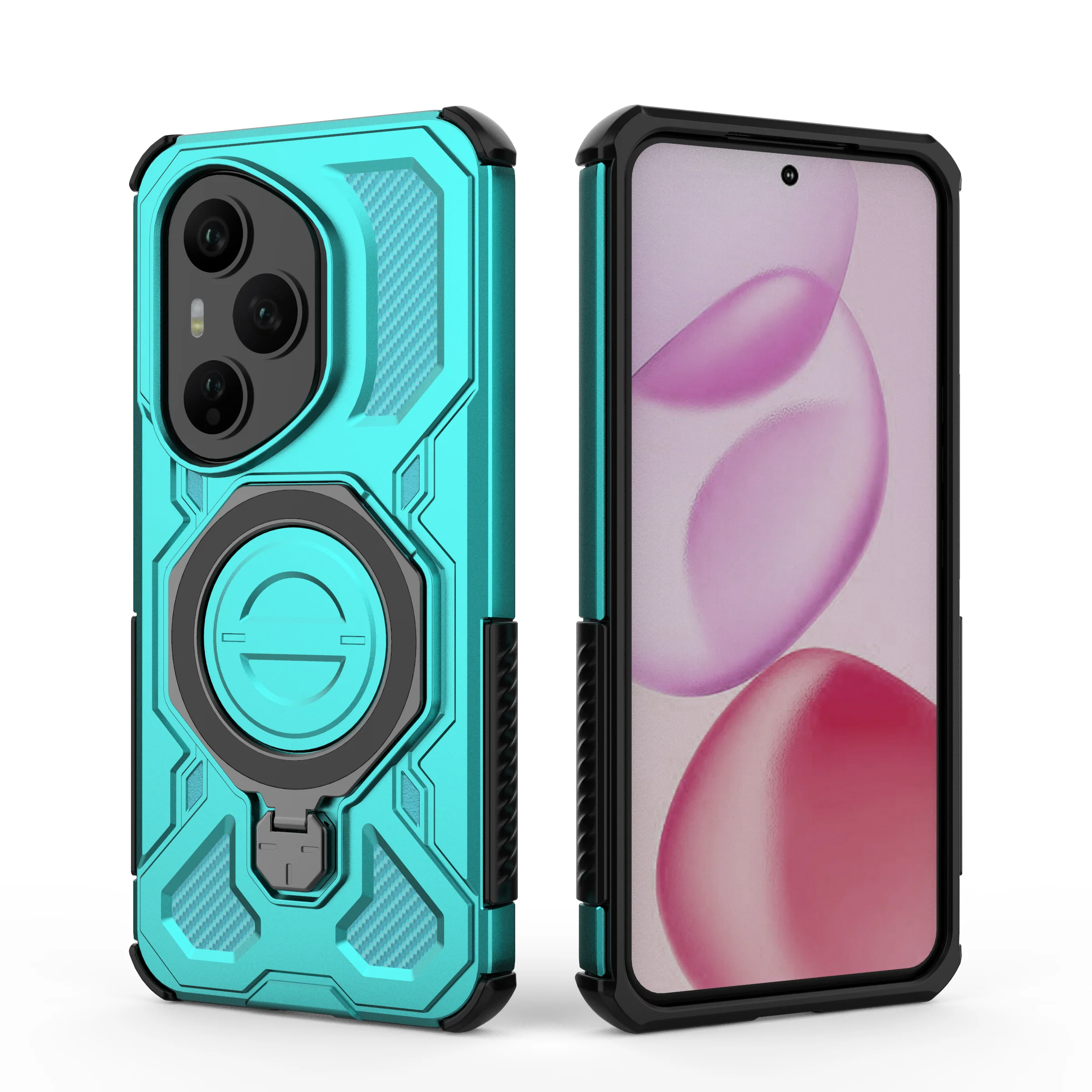 Funda con soporte para Magsafe, carga inalámbrica magnética, armadura de plástico duro, cubierta a prueba de golpes para Honor 400 Pro 400Pro Global - imagen 5