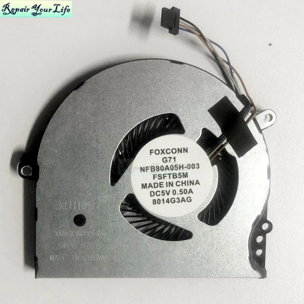 Ventiladores de refrigeración de CPU para ordenador portátil HP 15-CC 15-CK 14-BK 14-BP TPN-Q191 TPN-Q201 TPN-Q189 ventilador de radiador enfriador de PC portátil 927918 -001 Nuevo - imagen 2