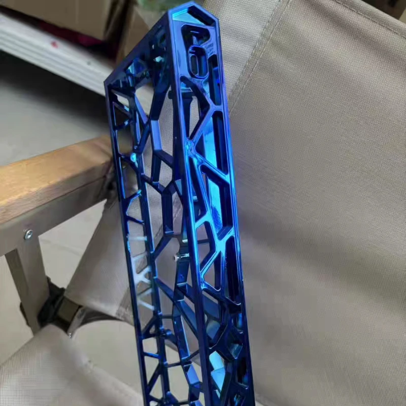 Caja de teclado hueca GH60, Material ABS, revestimiento de espejo PVD, adecuado para teclado mecánico Wooting60 Mad60, regalo de modificación DIY - imagen 5