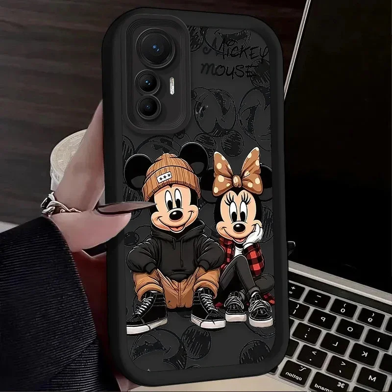 Funda de teléfono Disney Mickey Minnie para Xiaomi 14T 13T 12T 11T 13 12 11 Lite 5G NE POCO X6 X5 F6 F5 F3 X4 GT X3 NFC M5S C65 M6 Pro - imagen 3