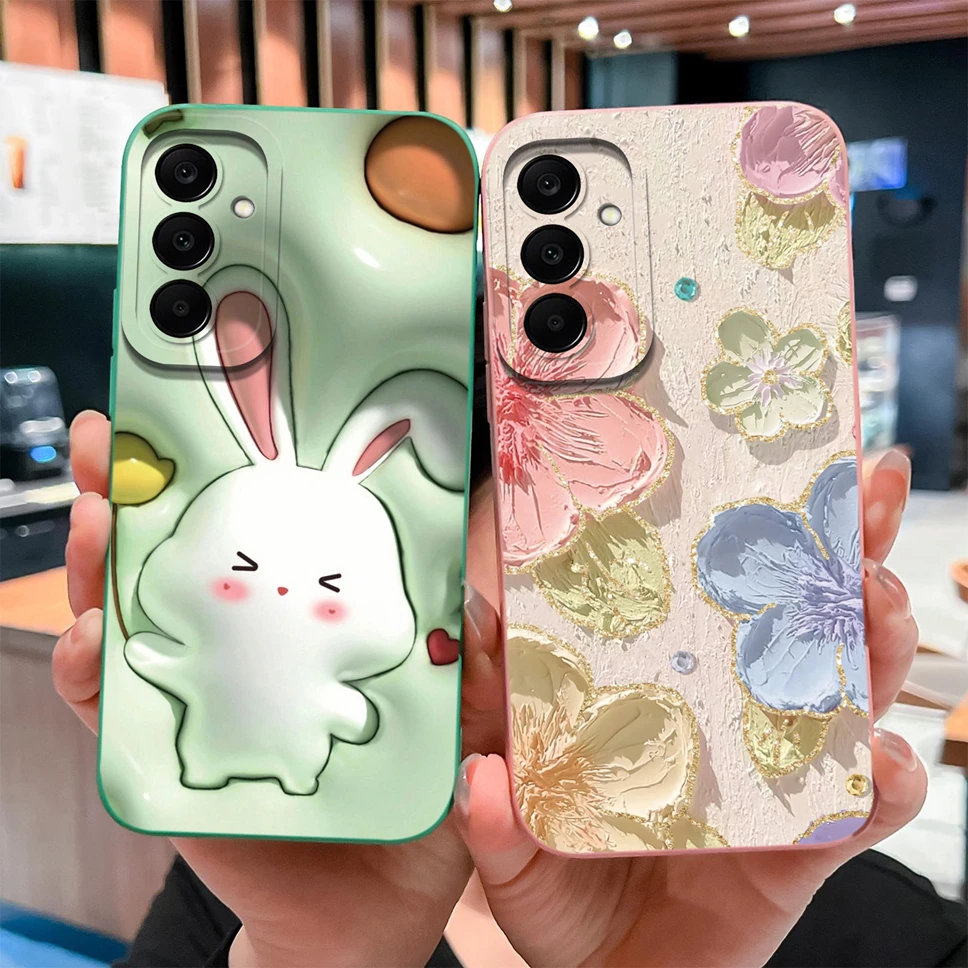 Para Samsung Galaxy M17 F17 5G funda de teléfono encantadores patrones de dibujos animados funda trasera de silicona suave a prueba de golpes para Galaxy M 17 F17 parachoques - imagen 4