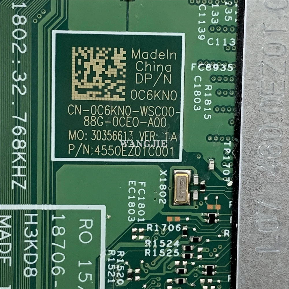 Para DELL 15 7586 17 7786 placa base de computadora portátil 18706-1 CN-0C6KN0 0C6KN0 C6KN0 con i7-8565U CPU N17S-G1-A1 GPU DDR4 probado OK - imagen 5