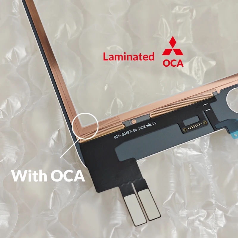 Pantalla táctil original para iPad Mini5, reemplazo de Panel digitalizador de cristal frontal con Oca, 1 unidad, A2126, A2124, A2133, A2125 - imagen 3