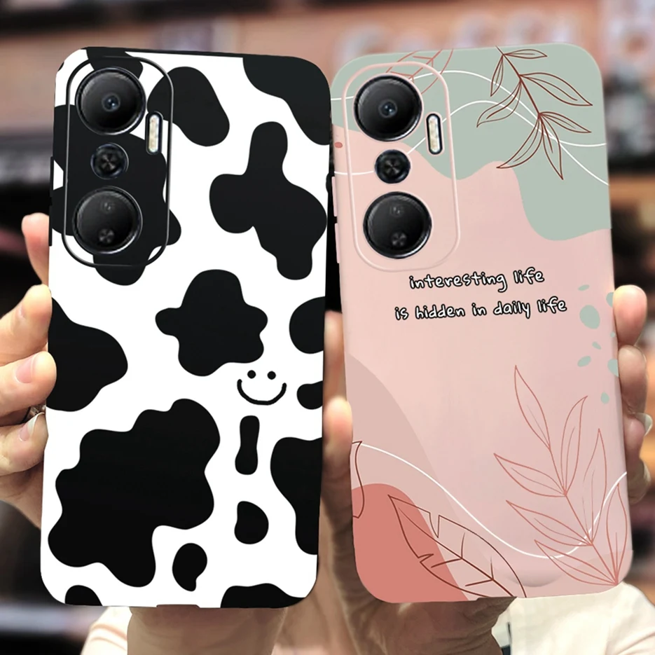 Funda de teléfono de silicona suave para Infinix Hot 20i, funda para Infinix Hot20 4G, funda pintada con arte elegante, bolsas para Hot20i - imagen 3
