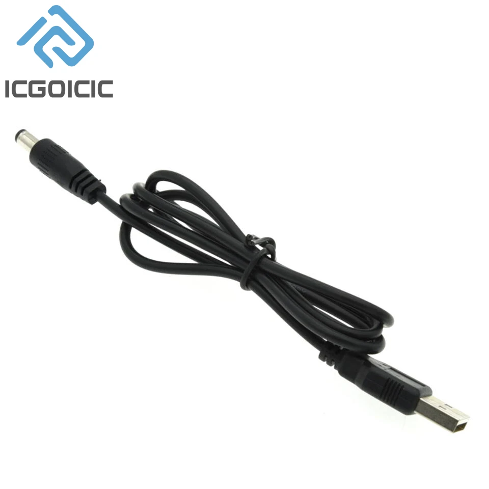 Cable de alimentación USB a DC5.5 * 2,1mm 5V9V12V Cable de refuerzo Cable USB para placa de desarrollo Uno-r3 Esp8266 Esp32 - imagen 3
