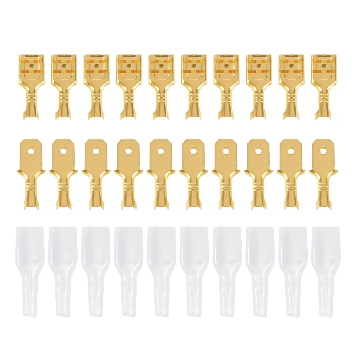 270PCs conector de cable hembra macho aislado 2,8 4,8 terminales de 6,3mm surtidos - imagen 5