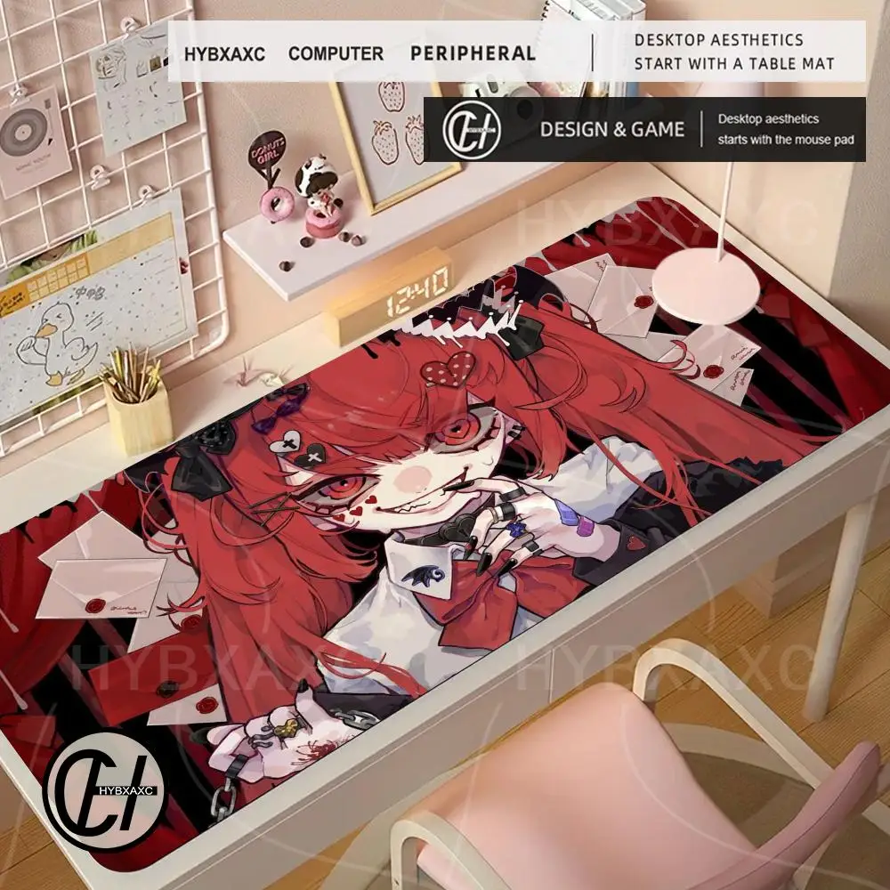 XXL Muismat PC Kawaii Anime Meisje Gamer Muismat 50x100 cm Laptop Computer Toetsenbord Accessoires Muis Mat Tapijt Uitgebreide Bureaumatten