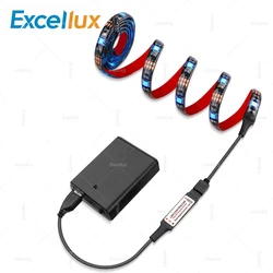 Luces LED RGB Bluetooth con Batería para Bicicleta y Monopatín