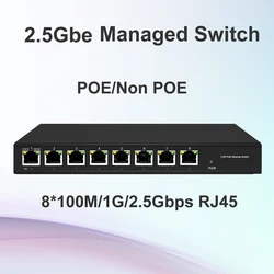Conmutador PoE Web Gestionado 802.3bt 2.5GbE Multi-Gigabit Ethernet