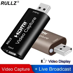Tarjeta de Captura USB 3.0 4K/1080p HDMI para PS4 y PC en vivo