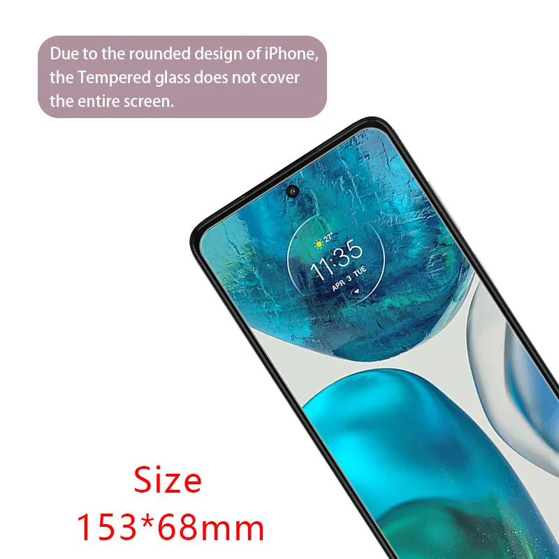 Protector de pantalla de vidrio templado para motorola moto g52 en motog52 motog g 52 52g 5g película motorolag52 motorol mot mto - imagen 3