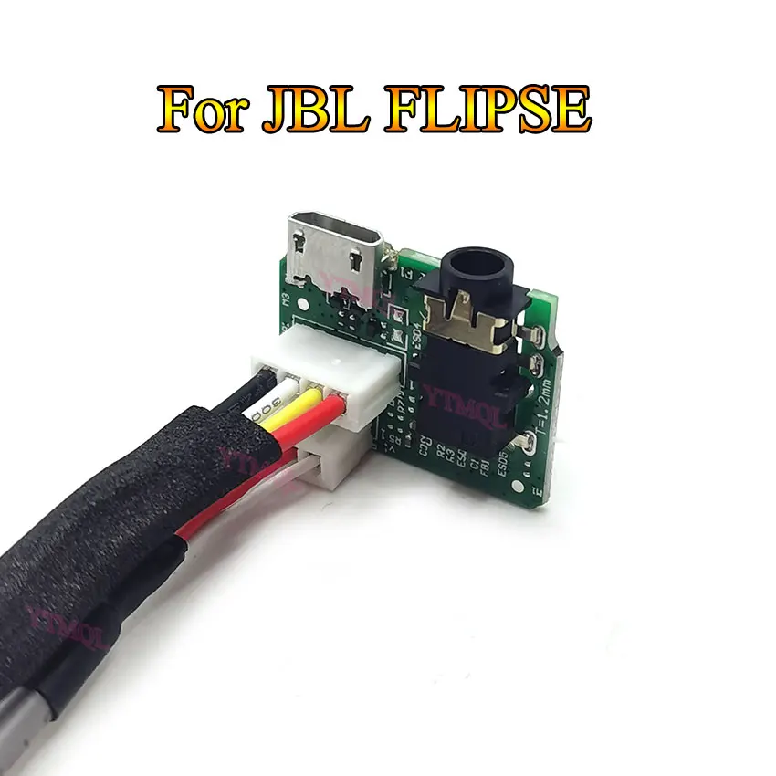 1 Uds Micro USB con línea conector de puerto de carga hembra conector de placa de alimentación para Altavoz Bluetooth JBL Flipse - imagen 3