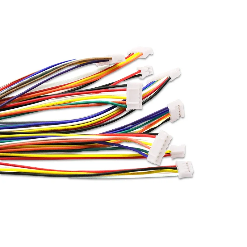 Cable electrónico PH2.0 de un solo cabezal, Terminal de cinta de Color estañado, longitud del cable de conexión 30CM, 2 posiciones 3/4/6P/12P, 1 Uds. - imagen 5