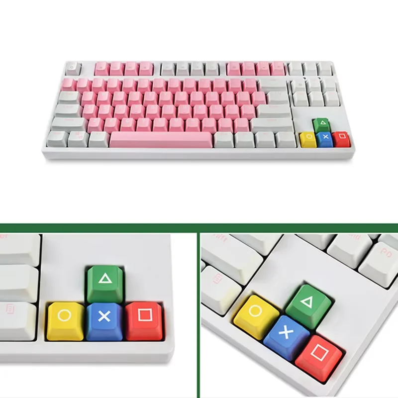 9 Uds teclas PBT Keycap OEM perfil DYE-SUB teclas de teclado mecánico para juegos personalizadas para Gateron Cherry MX Switch Key Cap - imagen 4